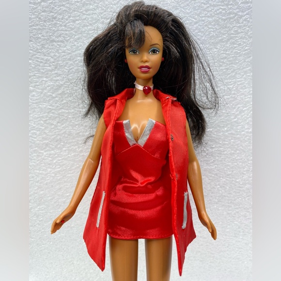 Barbie Target Valentine Style African American Doll 1998 Mattel 22150 REDRESSED - Picture 1 of 16